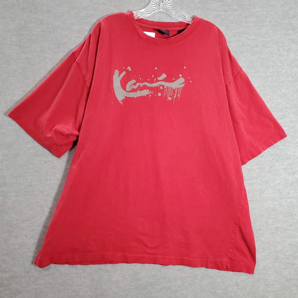 Kani Gold Men Shirt 3X Red Logo Graphic Print Short Sleeve Crew Neck READ